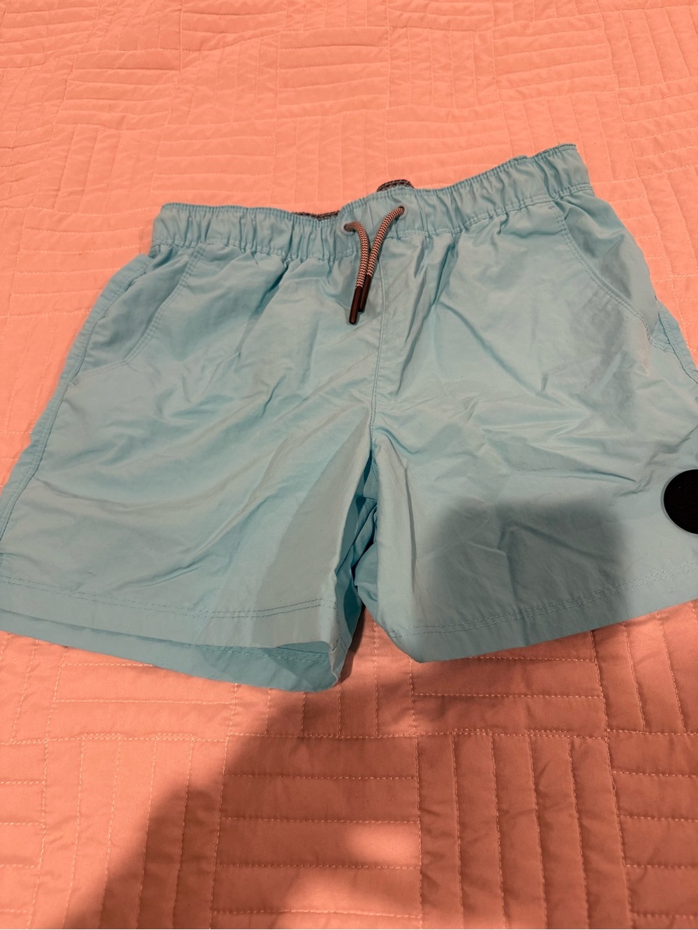 art class Light Blue Boys' Swim Trunks with Drawstring